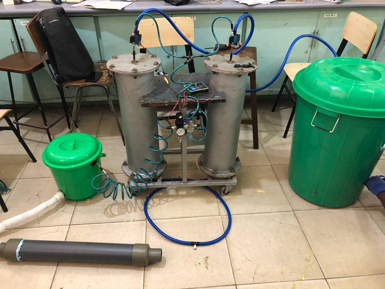 Design and Construction of Departmental Liquid Nitrogen Plant
